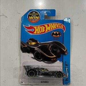 Hotwheels Batmobile - Black and yellow